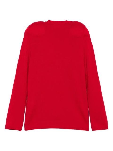 Comme Des Garçons long sleeve sweater - Red - zdjęcie produktu nr 2