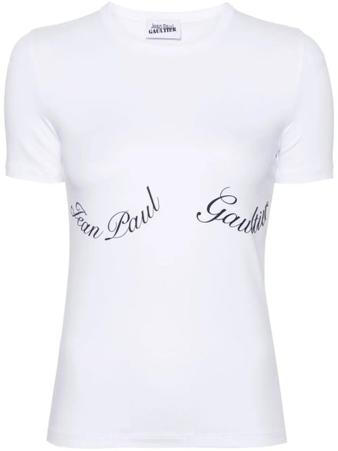 Jean Paul Gaultier logo-print cotton T-shirt - White - zdjęcie produktu nr 1