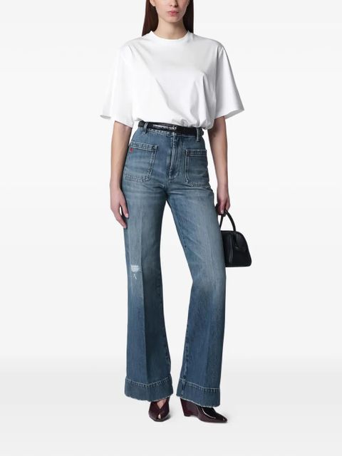 Victoria Beckham Alina patch pocket jeans - Blue - zdjęcie produktu nr 2
