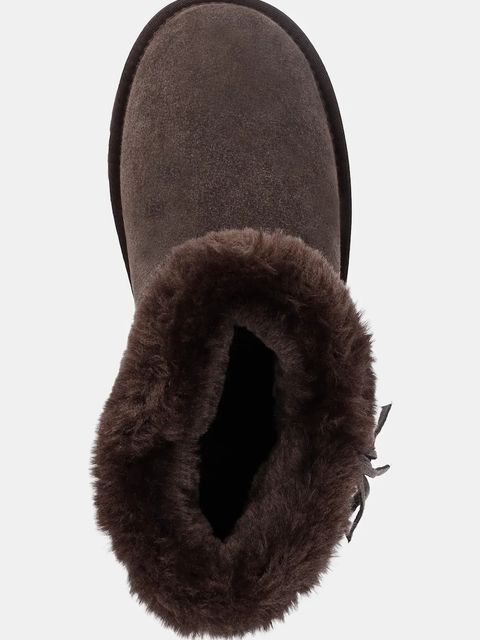 Answear.LAB śniegowce zamszowe kolor brązowy