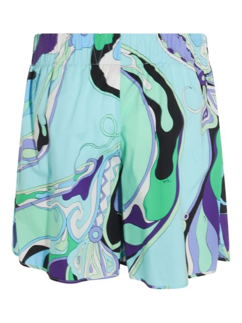 PUCCI Orchidee-print shorts - Blue - zdjęcie produktu nr 2
