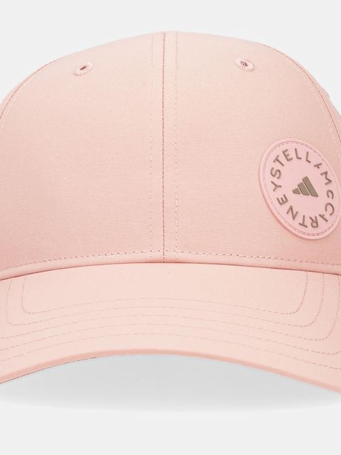 adidas by Stella McCartney czapka z daszkiem kolor pomarańczowy JZ5520 - zdjęcie produktu nr 2