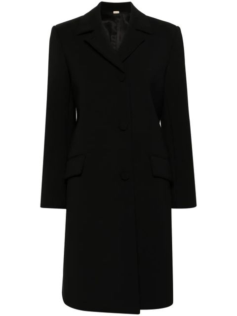 Gucci Horsebit-detail midi coat - Black