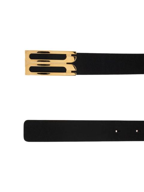 Victoria Beckham logo-buckle leather belt - Black - zdjęcie produktu nr 2