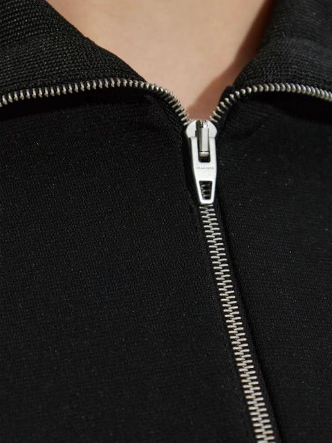 Jil Sander zip-up cropped jacket - Black