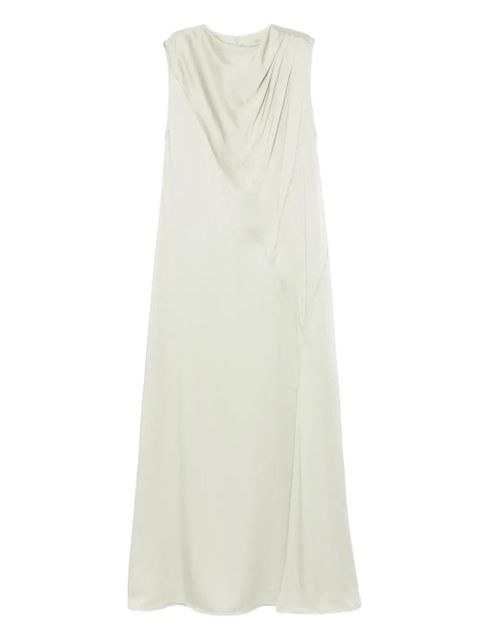 Jil Sander pleated sleeveless maxi dress - Green - zdjęcie produktu nr 1