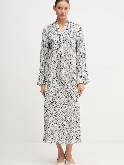 Marc Aurel koszula damska kolor czarny relaxed ze stójką 6339-1001-93494 - zdjęcie produktu nr 2