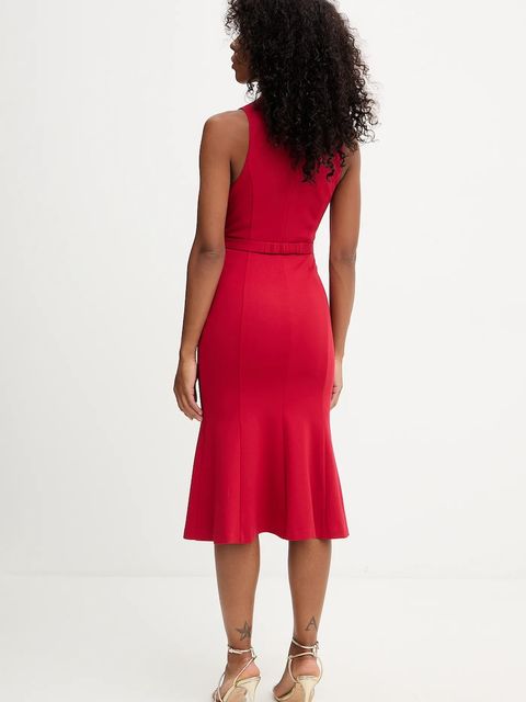 Twinset sukienka kolor czerwony midi prosta 252TP2606 - zdjęcie produktu nr 2