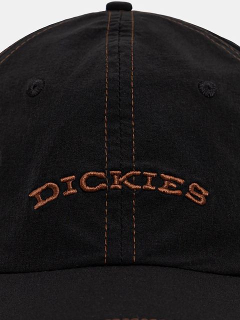 Dickies czapka z daszkiem Wilsall Cap Black kolor czarny z aplikacją DK0A4Z6PBLK1