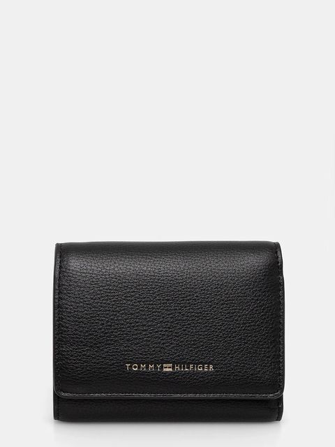 Tommy Hilfiger portfel damski kolor czarny AW0AW17740 - zdjęcie produktu nr 1