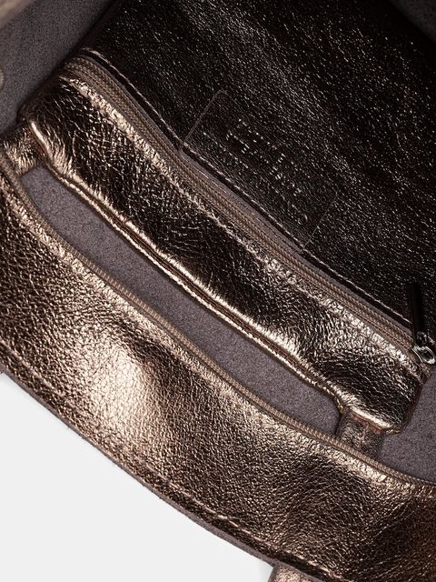 Answear.LAB torebka skórzana kolor brązowy