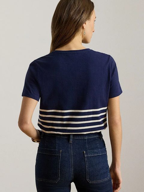 Lauren Ralph Lauren t-shirt damski bawełniany - zdjęcie produktu nr 1