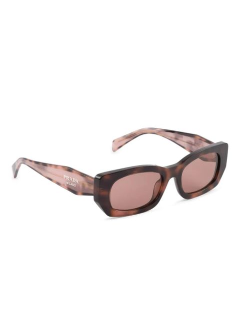 Prada Eyewear rectangle-frame sunglasses - Brown