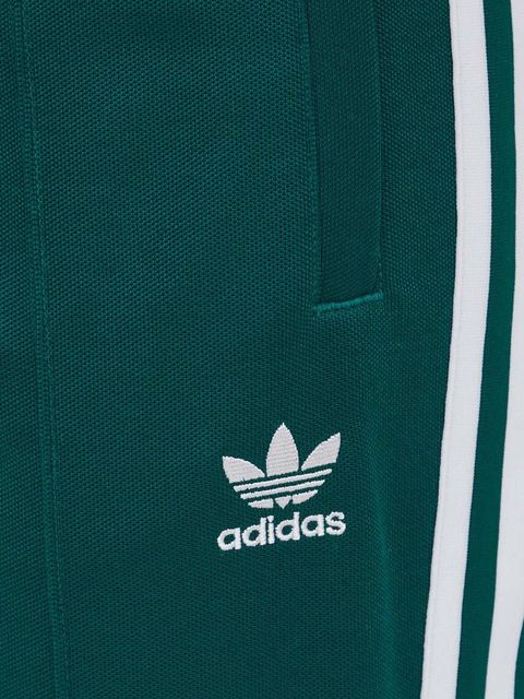 adidas Originals spodnie dresowe kolor zielony z aplikacją IP0628