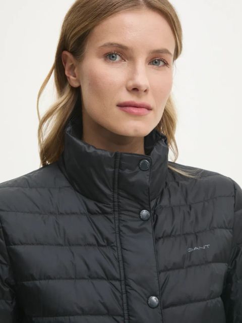 Gant kurtka puchowa damska kolor czarny przejściowa 4700281