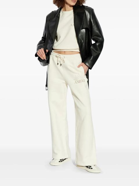 AMIRI cotton track pants - Neutrals - zdjęcie produktu nr 2