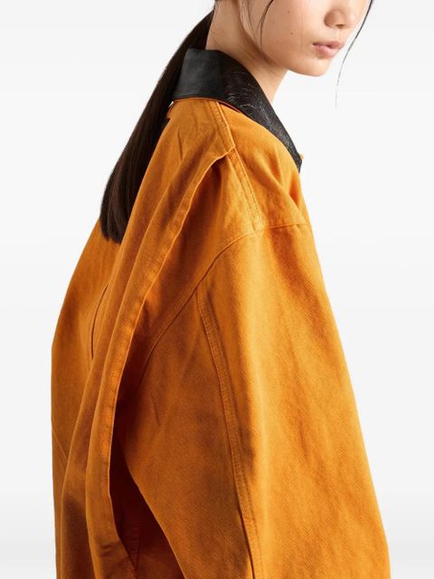 Prada canvas jacket - Orange