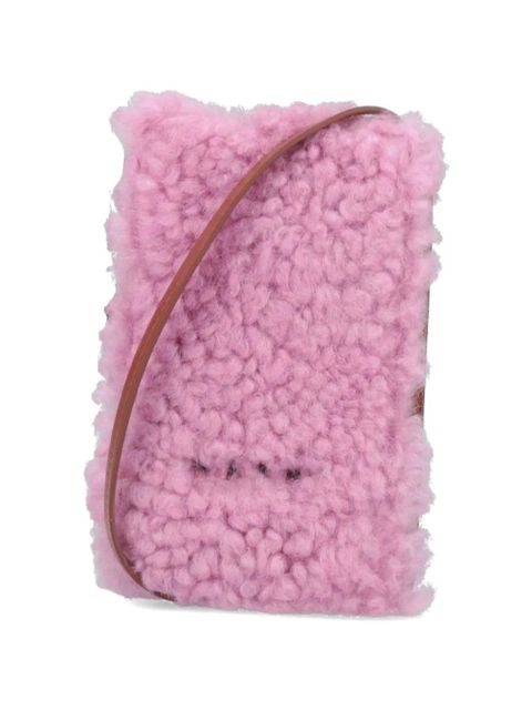 Marni logo-detail phone case - Pink