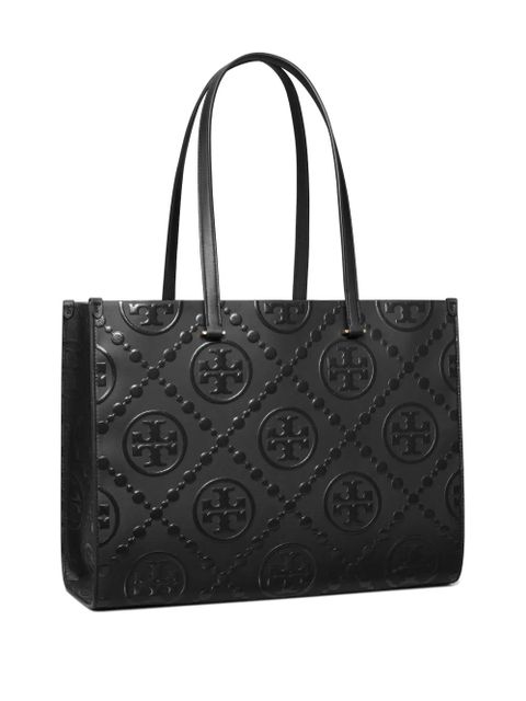 Tory Burch monogram-pattern tote bag - Black