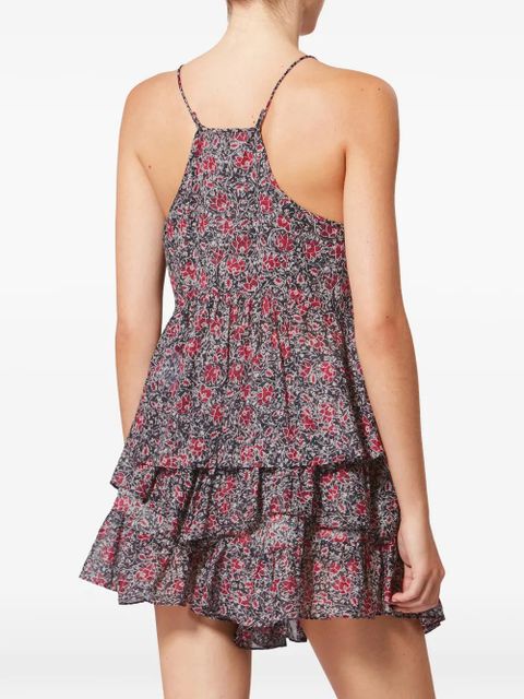 MARANT ÉTOILE LIRHETTA ruffled top - Black