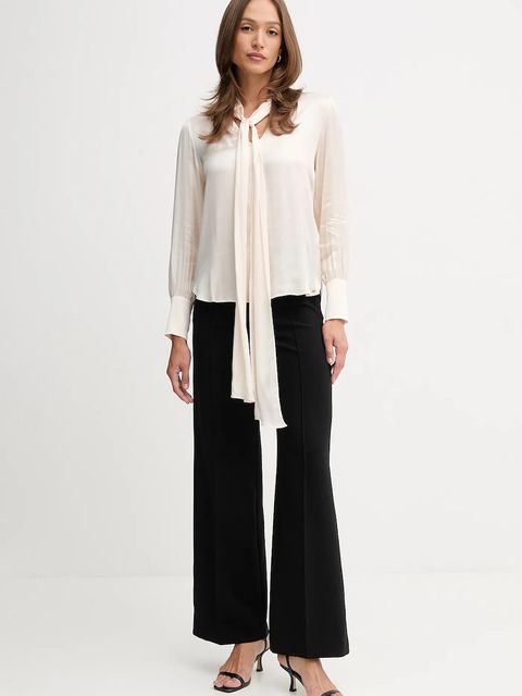 Pedro del Hierro bluzka damska kolor beżowy gładka 6632954 - zdjęcie produktu nr 2