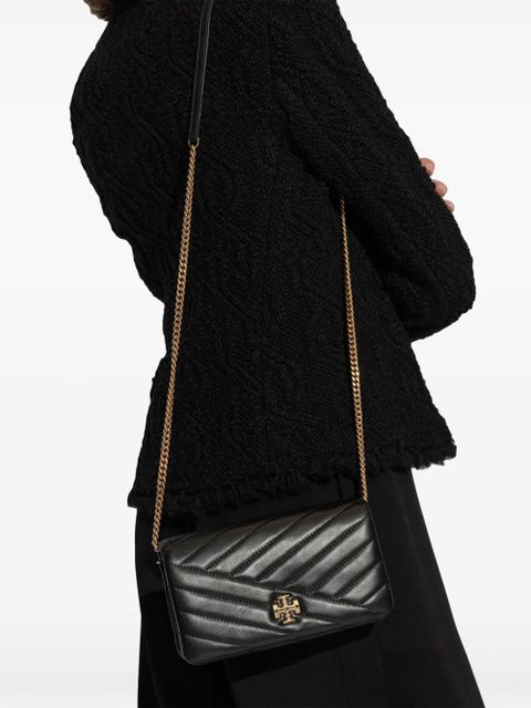 Tory Burch Kira Chevron Chain wallet - Black - zdjęcie produktu nr 2