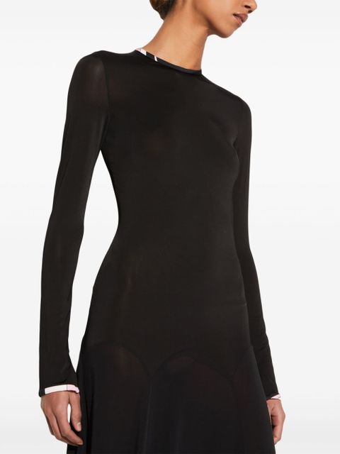 PUCCI knitted maxi dress - Black