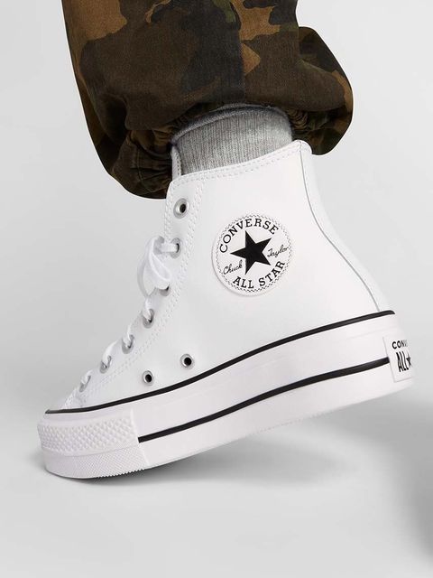 Converse trampki Chuck Taylor All Star Lift Platform kolor biały 561676C