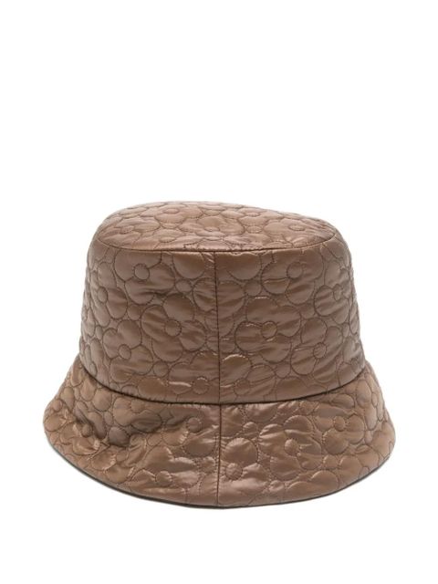 Moncler reversible padded bucket hat - Brown - zdjęcie produktu nr 2