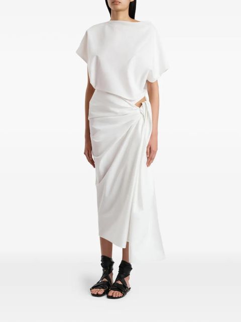 KHAITE Fray dress - White - zdjęcie produktu nr 2