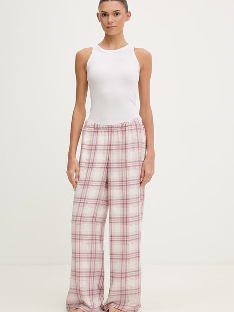 Hollister Co. spodnie piżamowe damskie z wiskozą - zdjęcie produktu nr 1