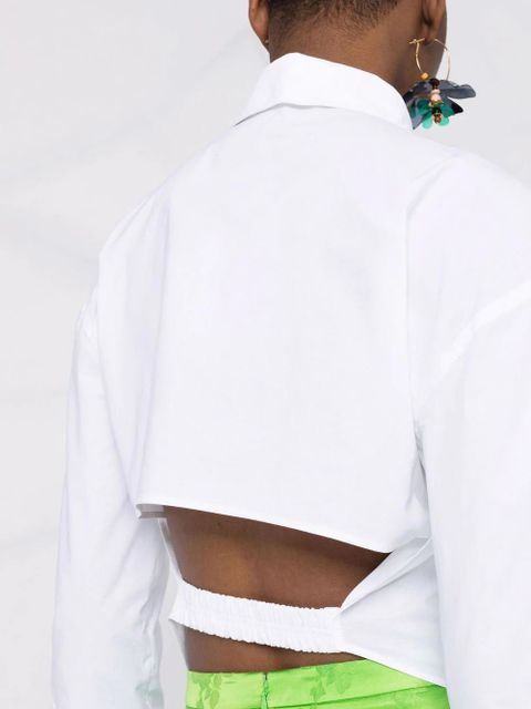 Jacquemus La chemise Aqua fitted shirt - White