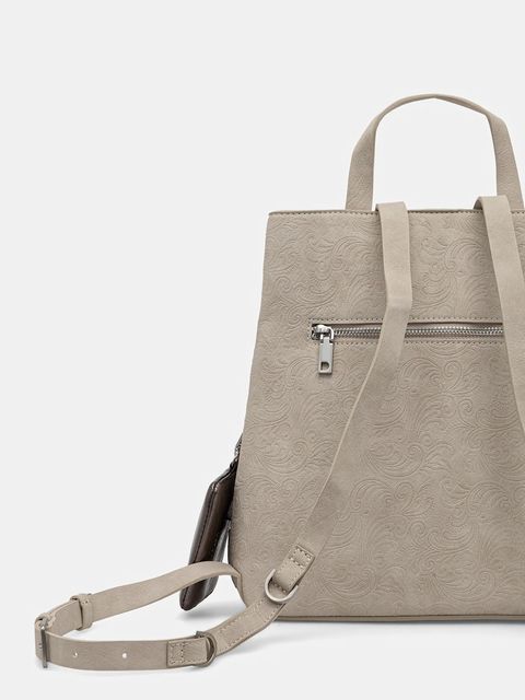 Desigual plecak NEW PATCH 1 PIEDRA damski kolor beżowy mały 25WAKP40