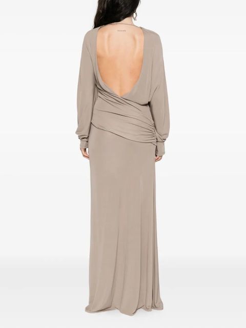 Christopher Esber draped jersey dress - Grey - zdjęcie produktu nr 2