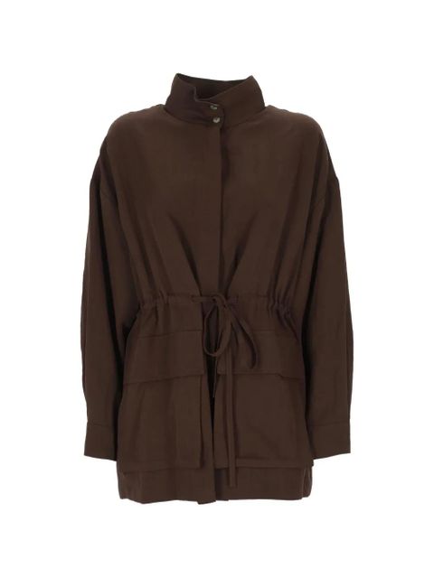 Eleh drawstring jacket - Brown - zdjęcie produktu nr 1