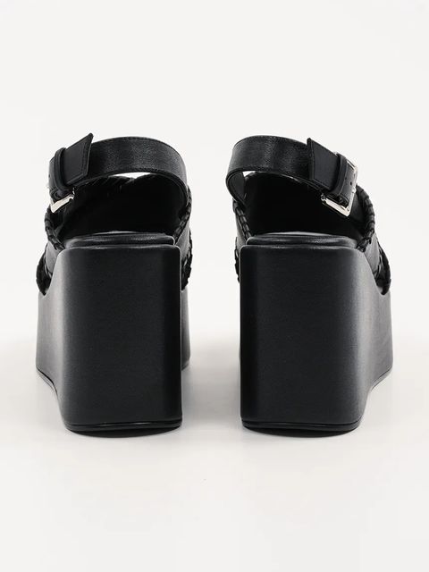 Karl Lagerfeld sandały skórzane WENDY kolor czarny KL33372 - zdjęcie produktu nr 2