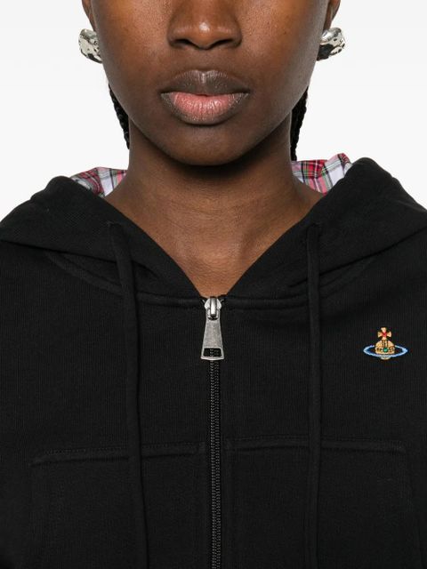Vivienne Westwood zip-up hoodie - Black