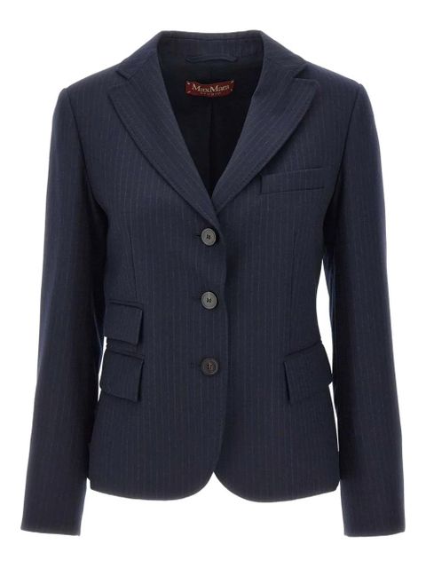 Max Mara pinstripe button blazer - Blue - zdjęcie produktu nr 1