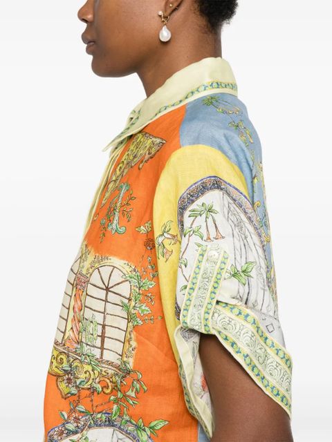 ALEMAIS Monte shirt - Orange