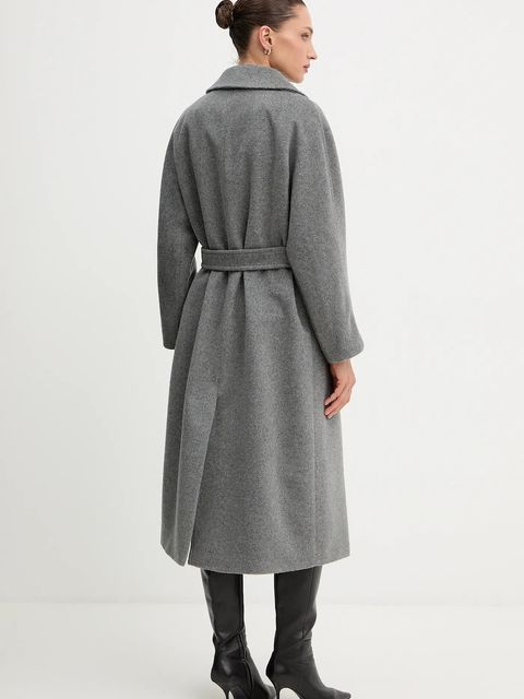 Weekend Max Mara płaszcz z dodatkiem wełny TEMPERA