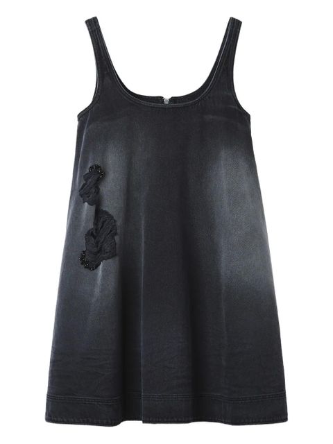 Simone Rocha beaded appliqué mini dress - Grey - zdjęcie produktu nr 1