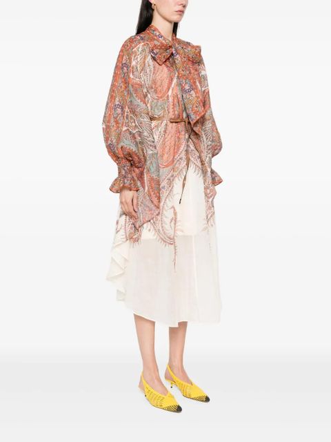 ZIMMERMANN Rhiannon mini dress - Neutrals