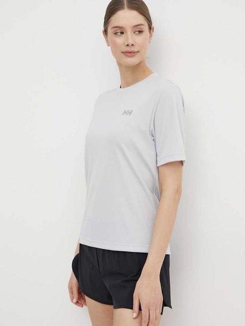 Helly Hansen t-shirt sportowy Lifa Active Solen RX kolor szary - zdjęcie produktu nr 1