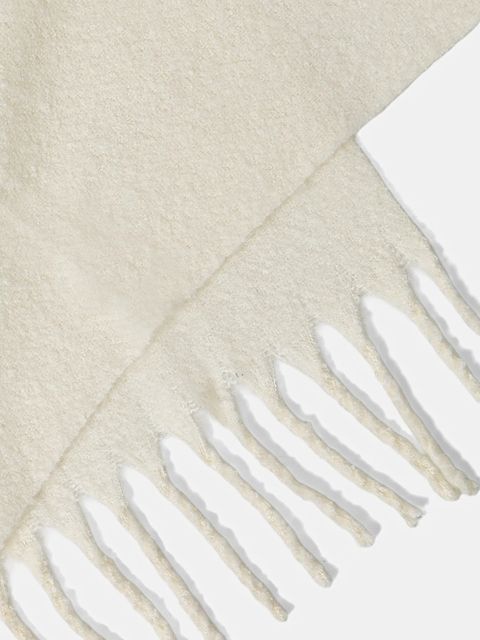 Karl Lagerfeld Jeans szalik kolor beżowy gładki A4W33101 - zdjęcie produktu nr 2