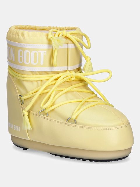 Moon Boot śniegowce MB ICON LOW NYLON kolor żółty 80D1409340 B021 - zdjęcie produktu nr 1