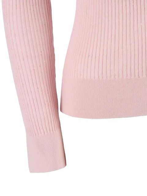 Max Mara Marabu ribbed-knit jersey - Pink