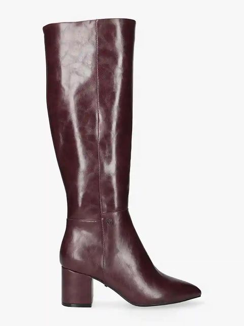 Mexx kozaki PLUCK MILA damskie kolor bordowy na słupku MI001800353W - zdjęcie produktu nr 1