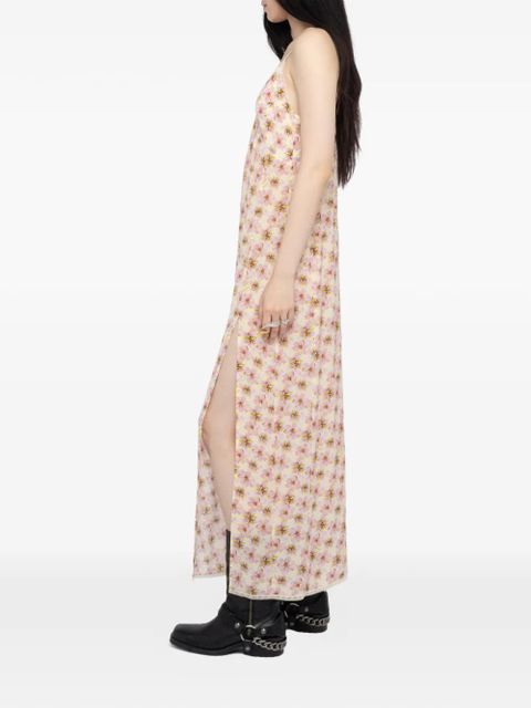 Zadig&Voltaire Ramelil floral-pattern maxi dress - Neutrals - zdjęcie produktu nr 2