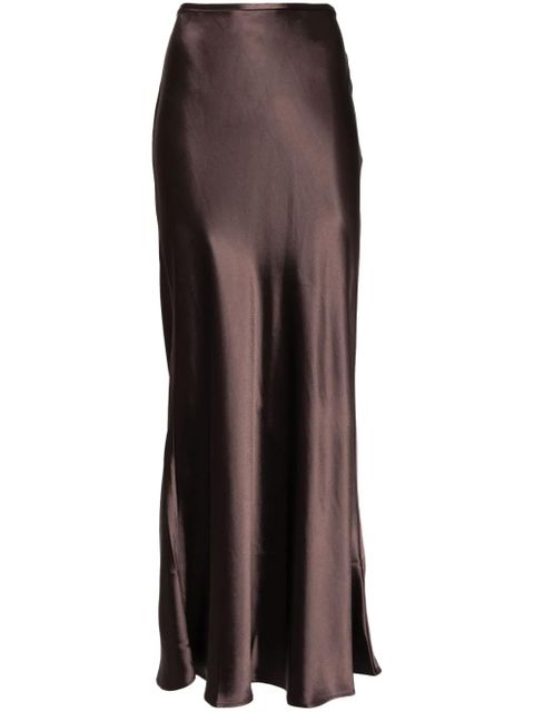 Acler Hale wood maxi skirt - Brown - zdjęcie produktu nr 1