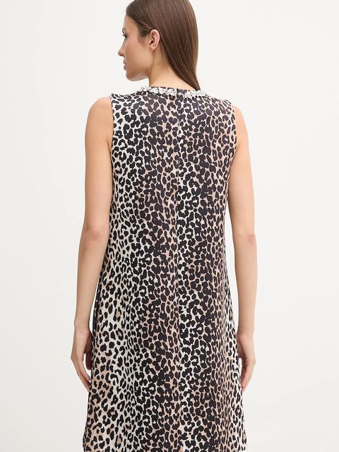 OUI sukienka kolor czarny mini rozkloszowana 93831 - zdjęcie produktu nr 2